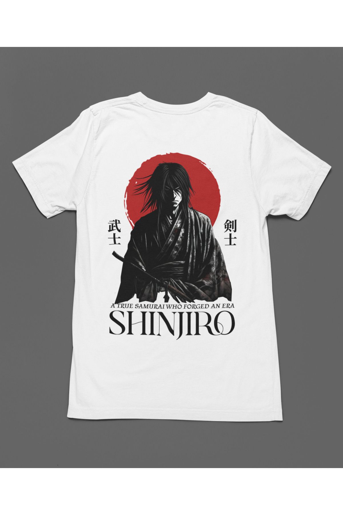 Bumeta A True Samurai Shinjiro Samuray Unisex Tişört T-Shirt
