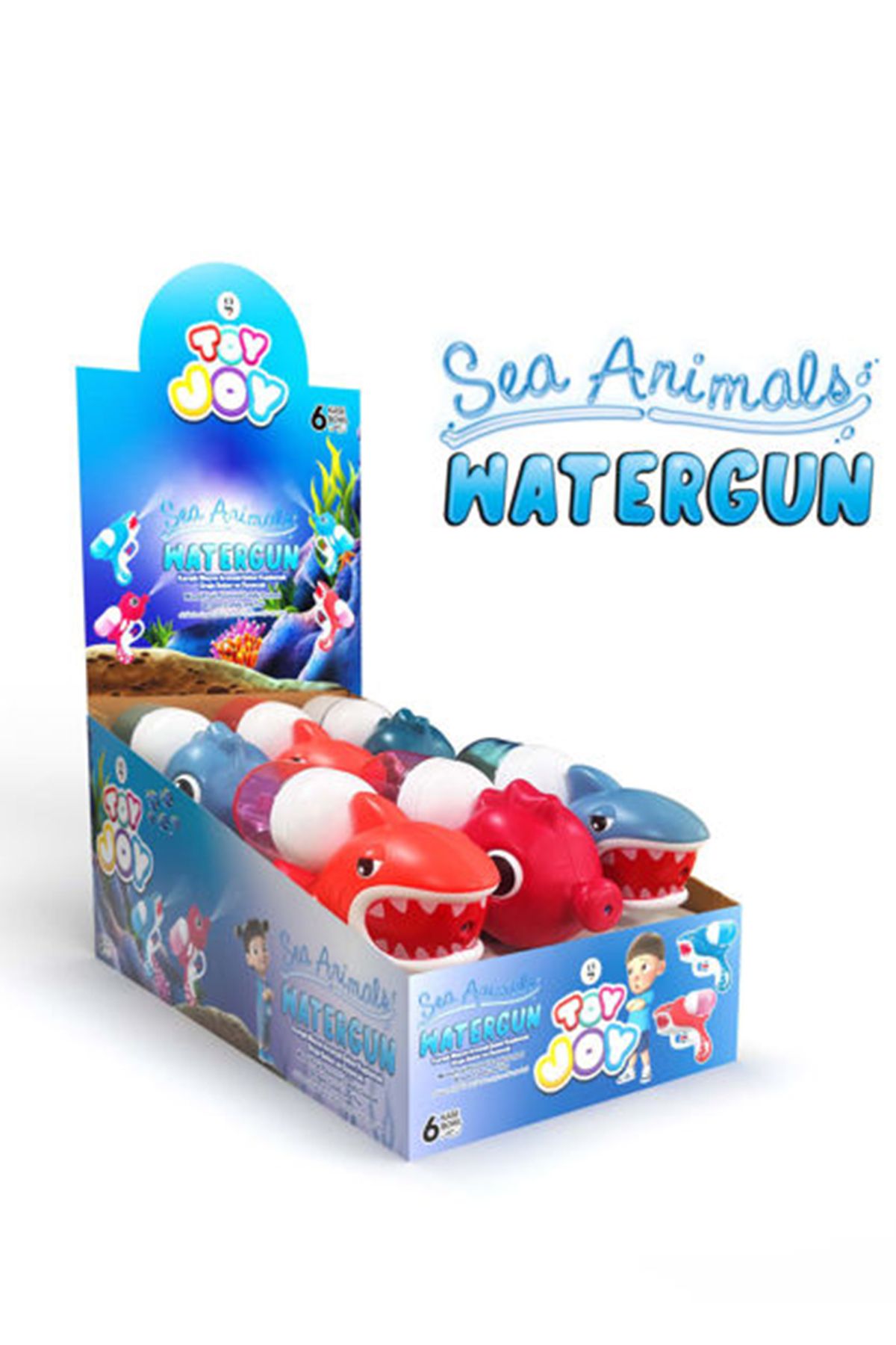 TOYJOY Toy Joy Deniz Hayvanları 10gr Draje Şekerli Su Tabancası 6'lı