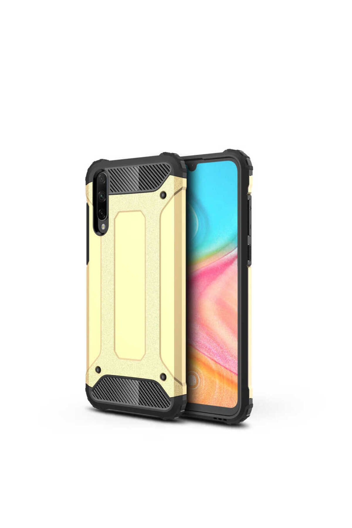 halkhouse Huawei Honor 20 Lite Kılıf Zırh Tank Sert Korumalı Silikon Crash Silikon Kapak
