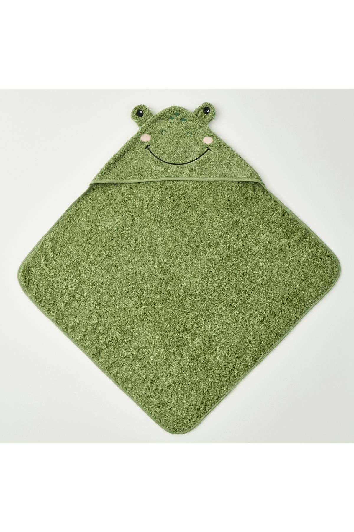 Bella Maison %100 Pamuk Frog Kundak Havlu Yeşil (75x75 cm)