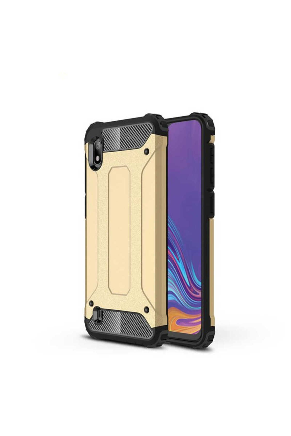 halkhouse Galaxy A10 Kılıf Zırh Tank Sert Korumalı Silikon Crash Silikon Kapak