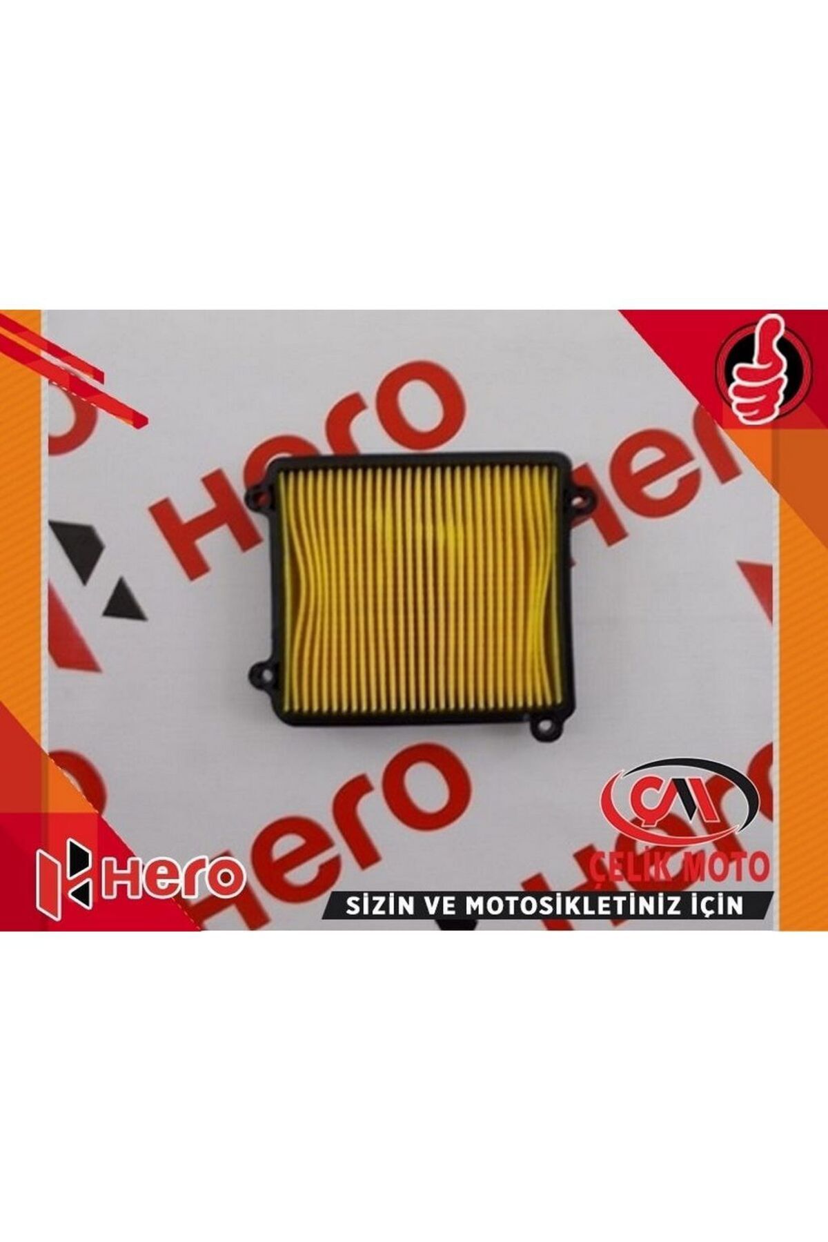ÇELİKMOTO HERO THRILLER IC HAVA FILITRESI #HR150-TH F1504