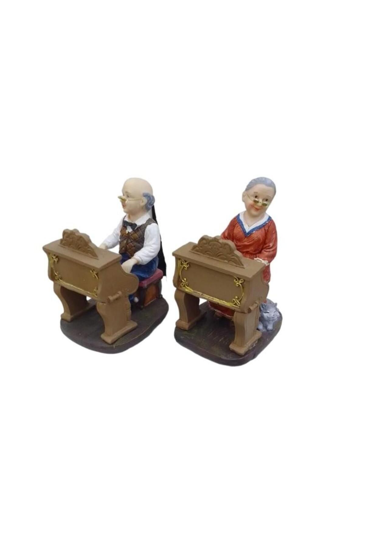 KENPAZAR Piyano Çalan Yaşlı Çift - Çift Fiyatı