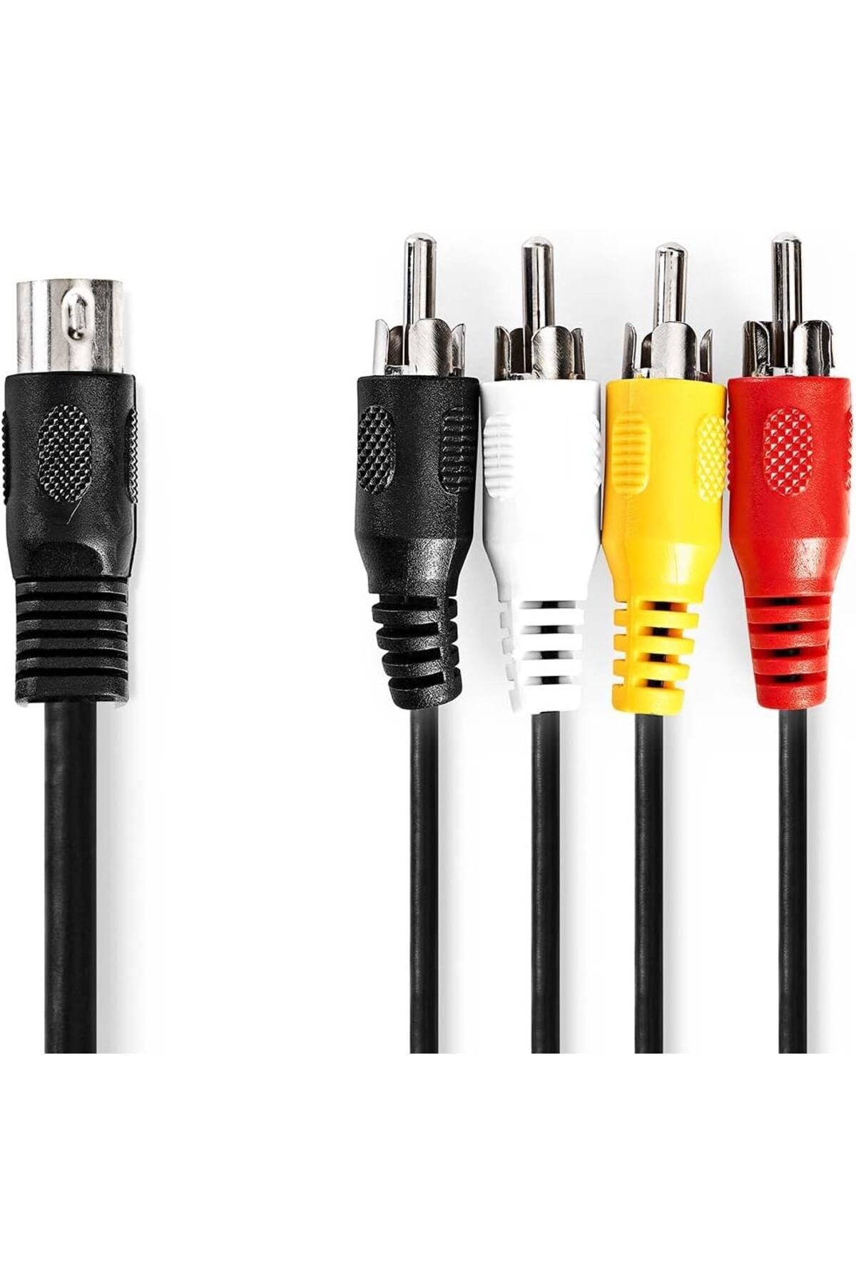KDROĞLU plamystical Ses kablosu DIN 5 kutuplu erkek - 4 x RCA Mac newing 1139529
