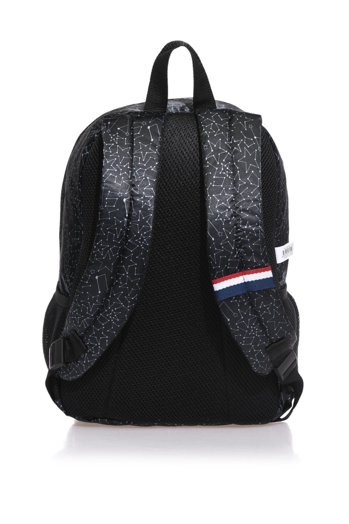 کوله پشتی مشکی مردانه و زنانه سیاه ستاره اورجینال U.S. Polo Assn.