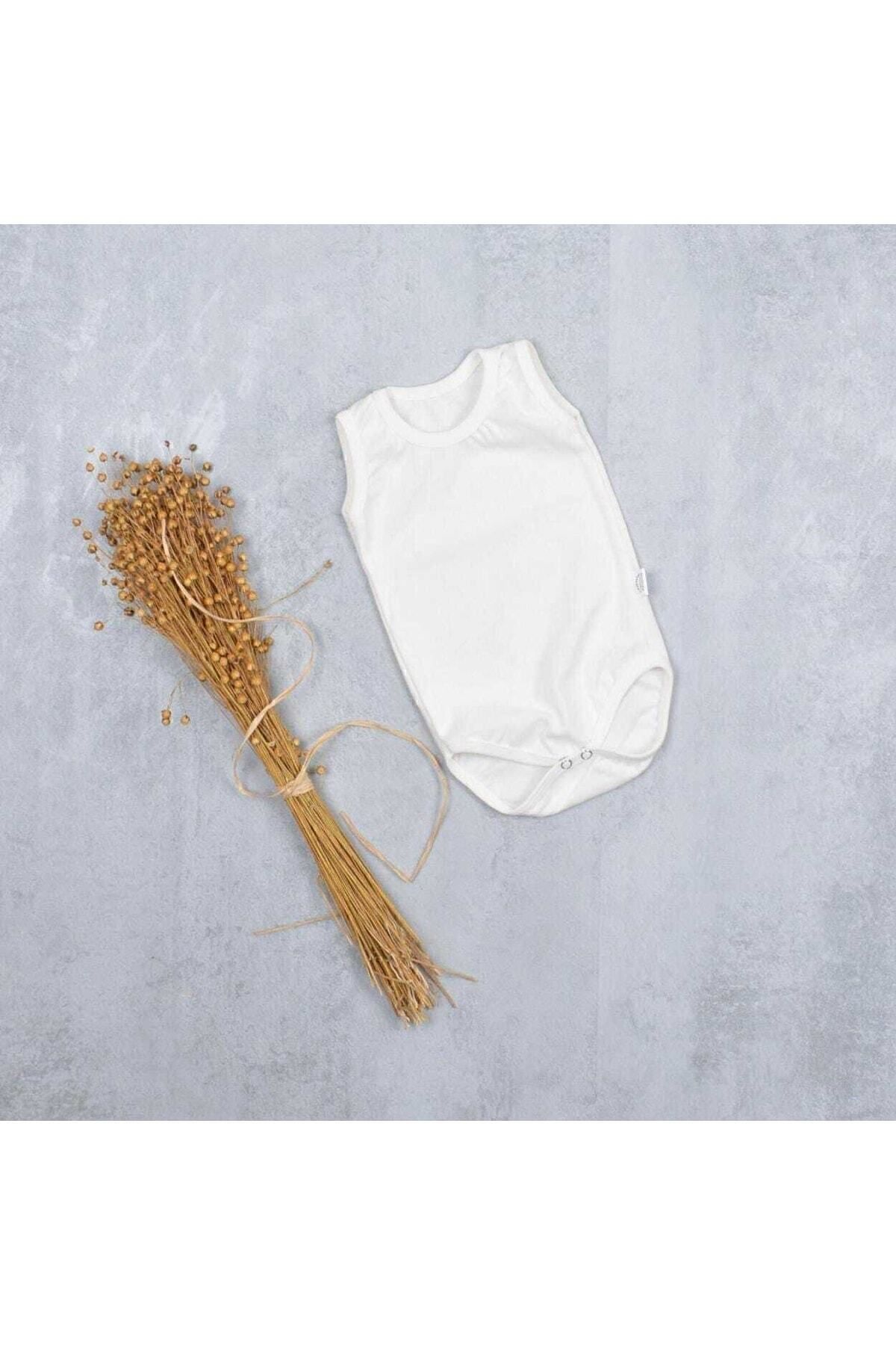 ARELSTORE Bebek Basic Penye Zıbın 5'li Set Bisiklet Yaka Atlet Body fotoğrafı 5 (önizleme)