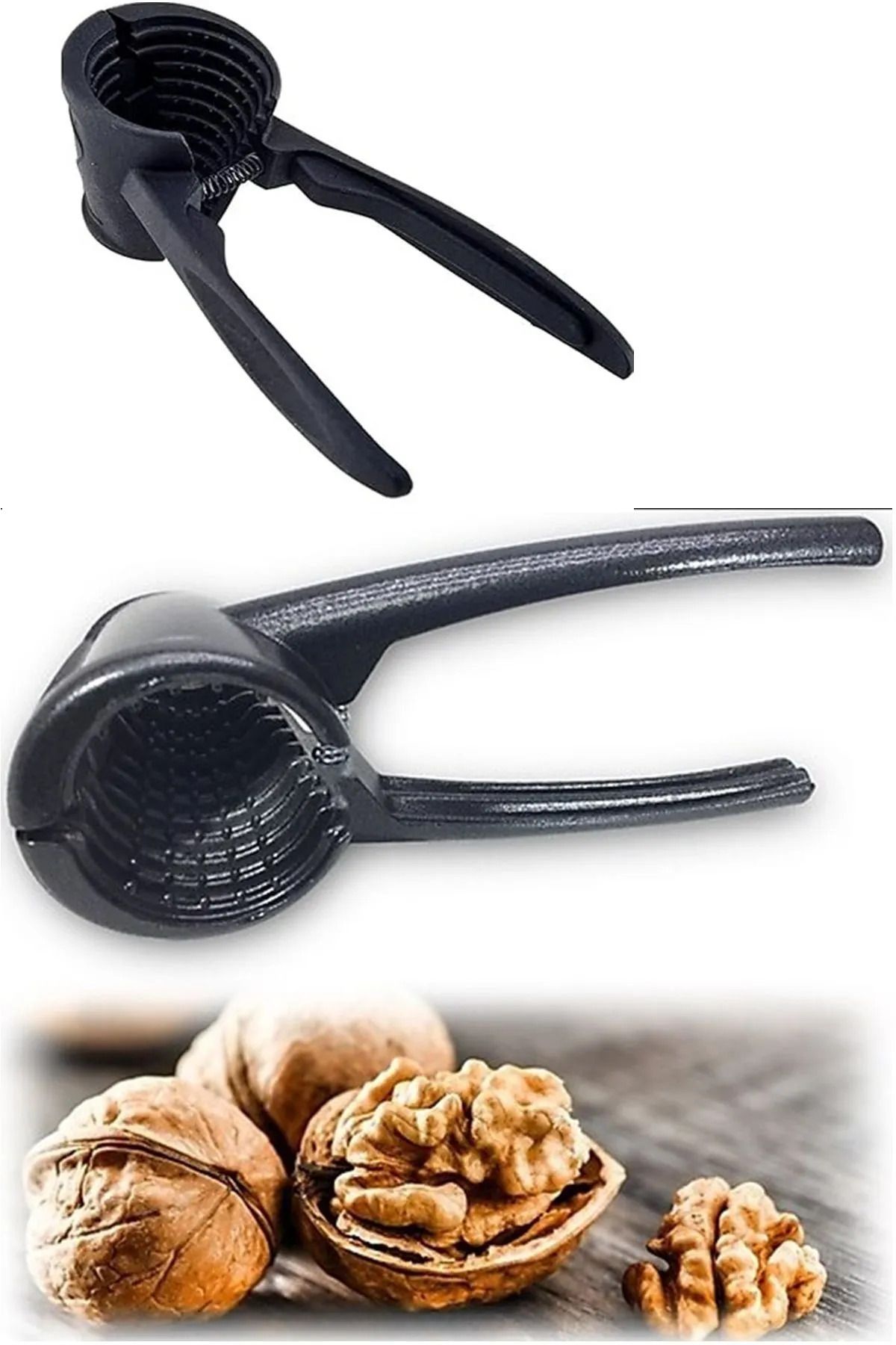 Jetsepetim-Stainless Large Size Practical Walnut Crusher Boring Kitchen Tool Walnut Cracker 5