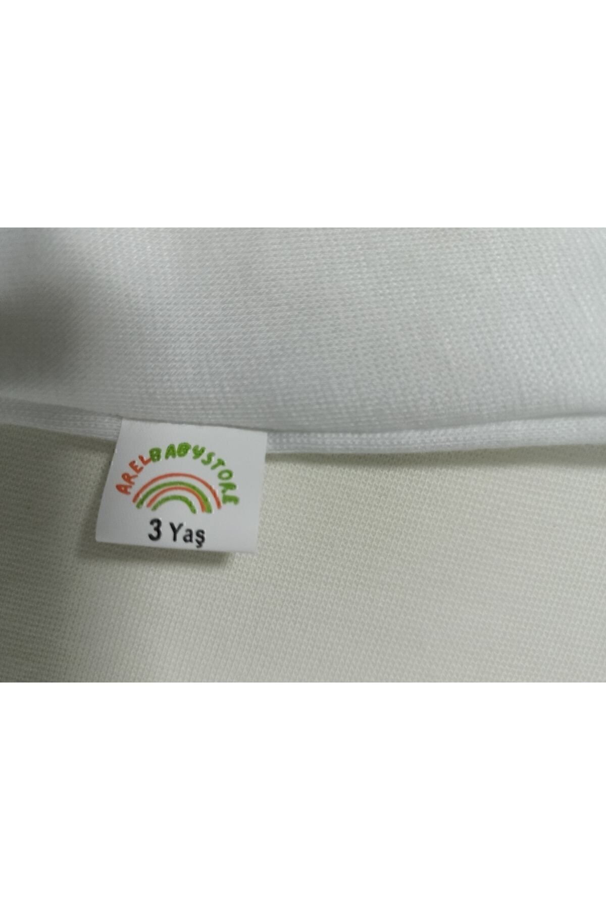 ARELSTORE Bebek Basic Penye Zıbın 5'li Set Bisiklet Yaka Atlet Body fotoğrafı 4 (önizleme)