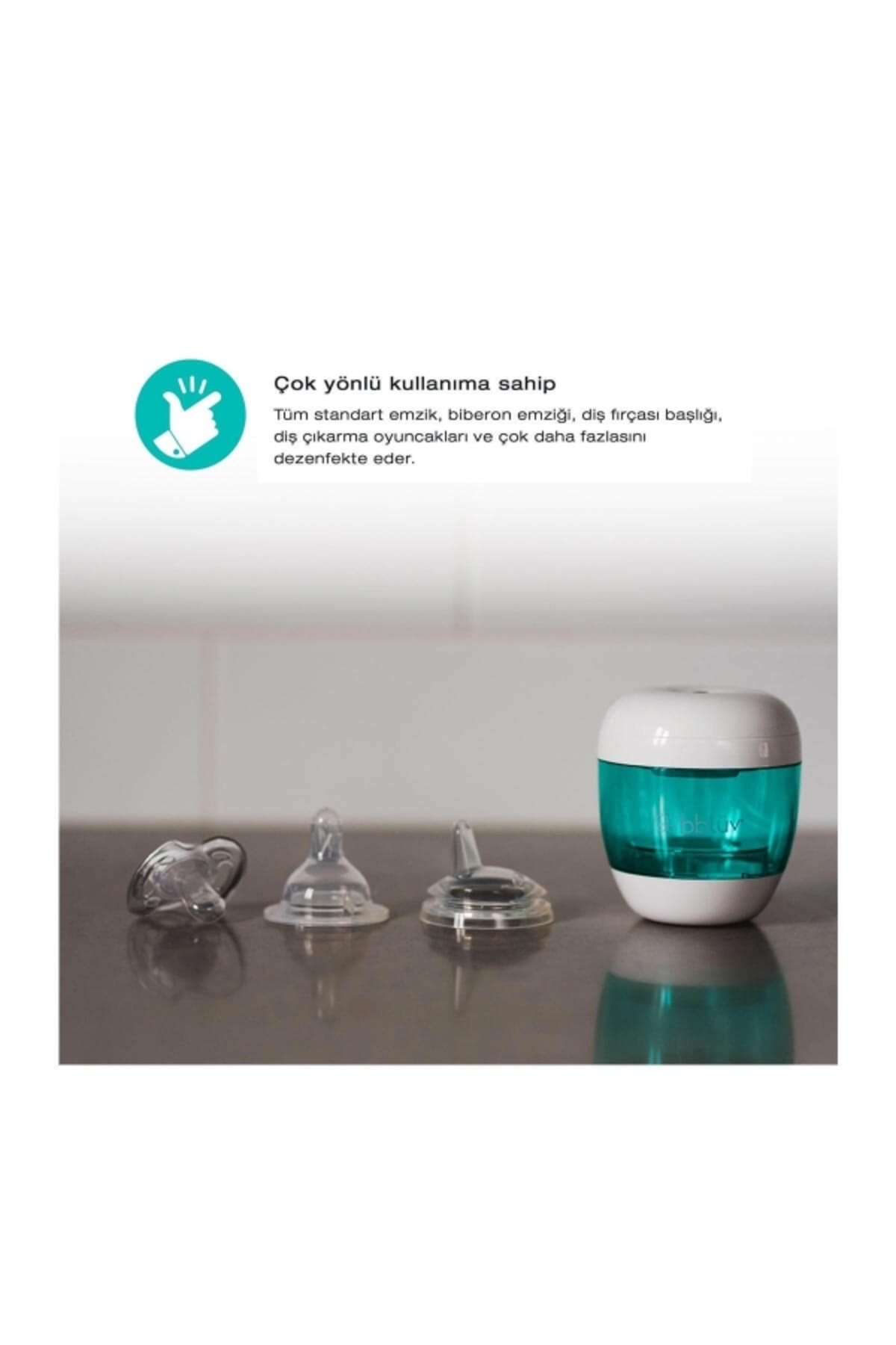 bblüv Üvi 4in1 Uv Portatif Sterilizatör fotoğrafı 5 (önizleme)