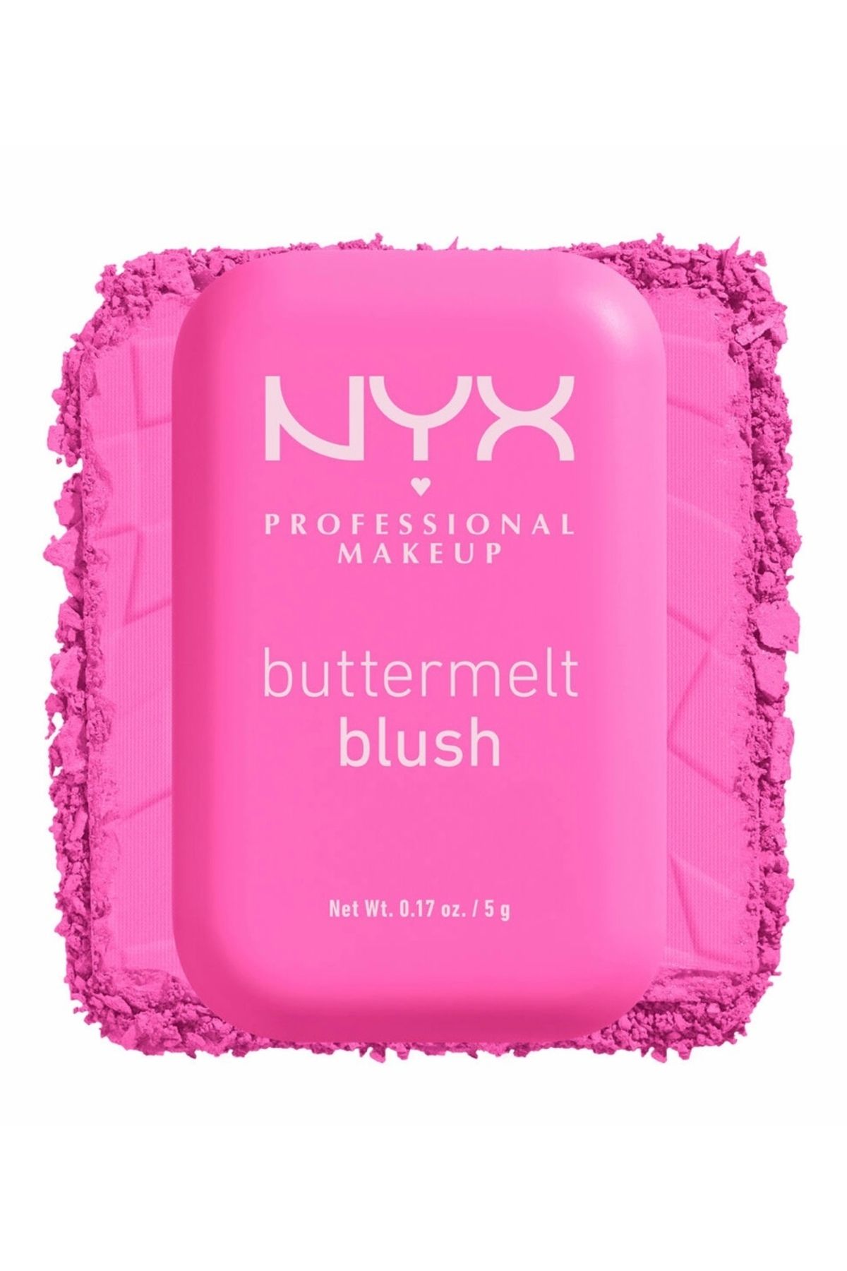 NYX PROFESSİONAL MAKEUP Buttermelt Blush Kremsi Pembe Pudra Allık -01 My Butta Half