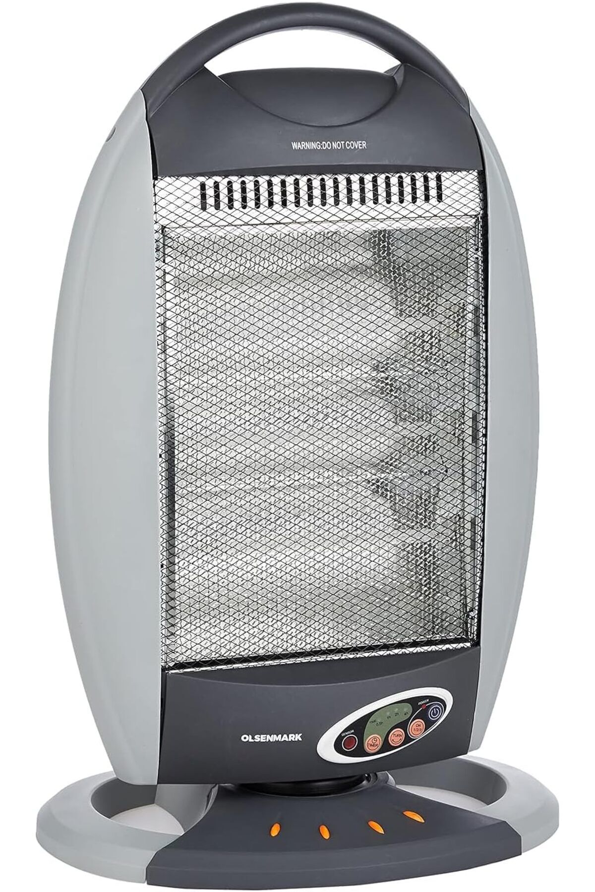 Olsenmark-Halogen Heater 1200w, Variable Heat Settings, Safety Tip-over Switch, Portable, Lightweight 1