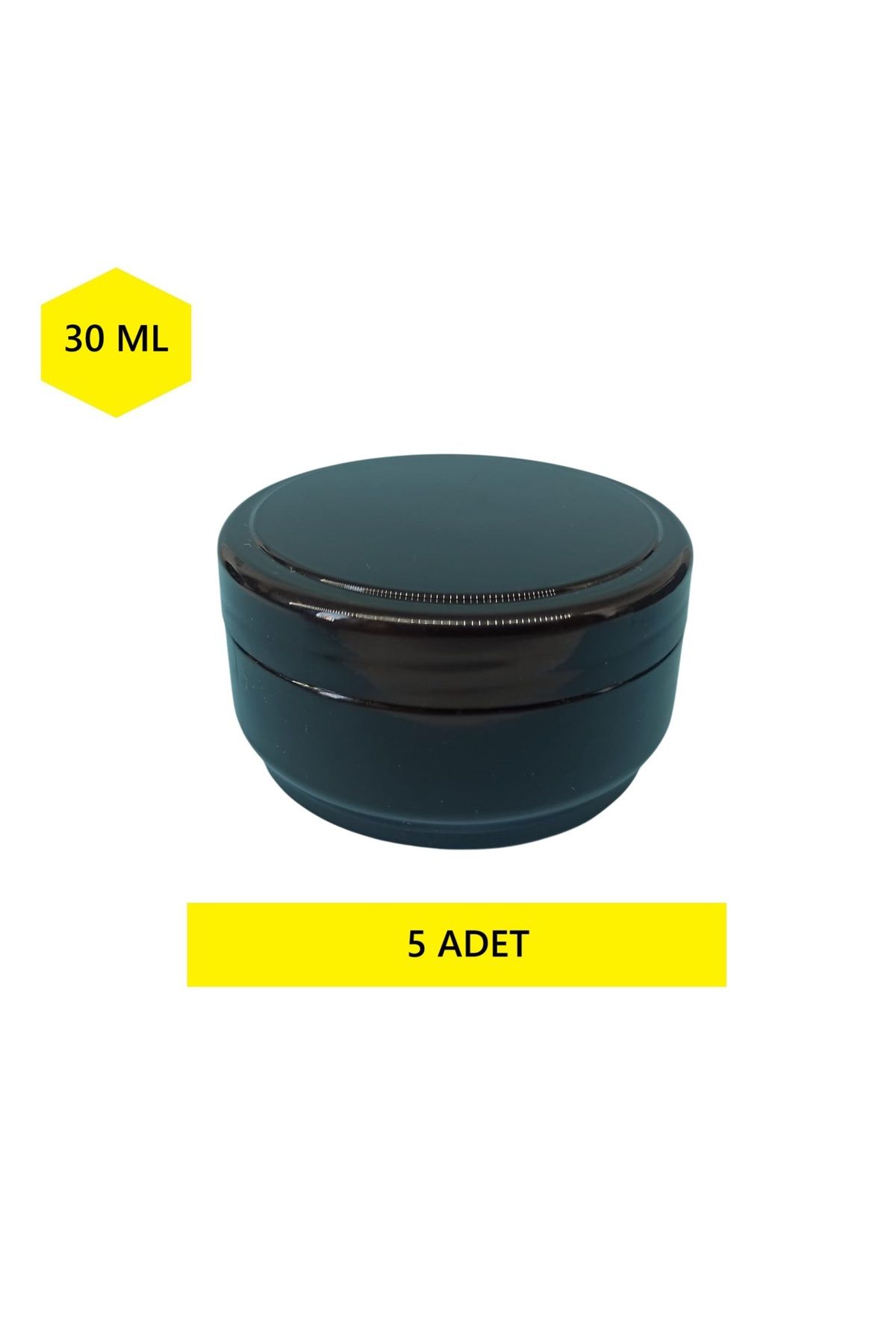 demethome 30 Ml Boş Pomat-krem-kozmetik Kutusu 30 cc Plastik Krem Kavanozu 1-5-10-25-50-100-250 Adet Şeçenekli