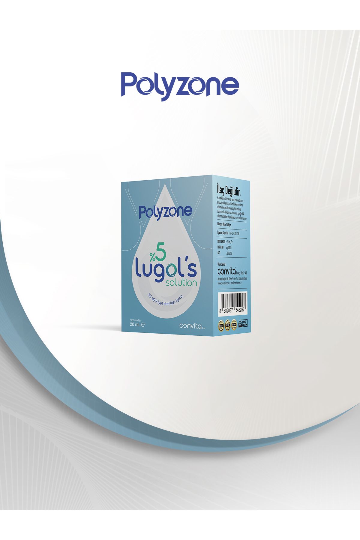 Polyzone Lugol's Solutıon %5 20 ml