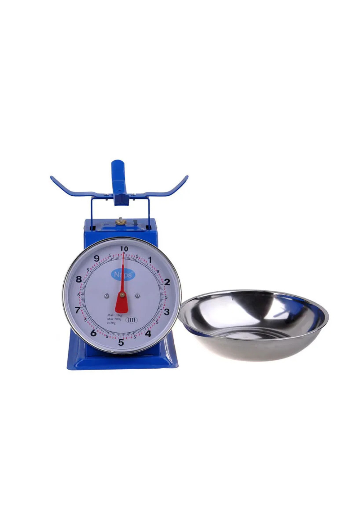 ميزان مطبخ ميكانيكي مع وعاء من الفولاذ المقاوم للصدأ - سعة 20 كجم، دقة عالية، سهل الاستخدام