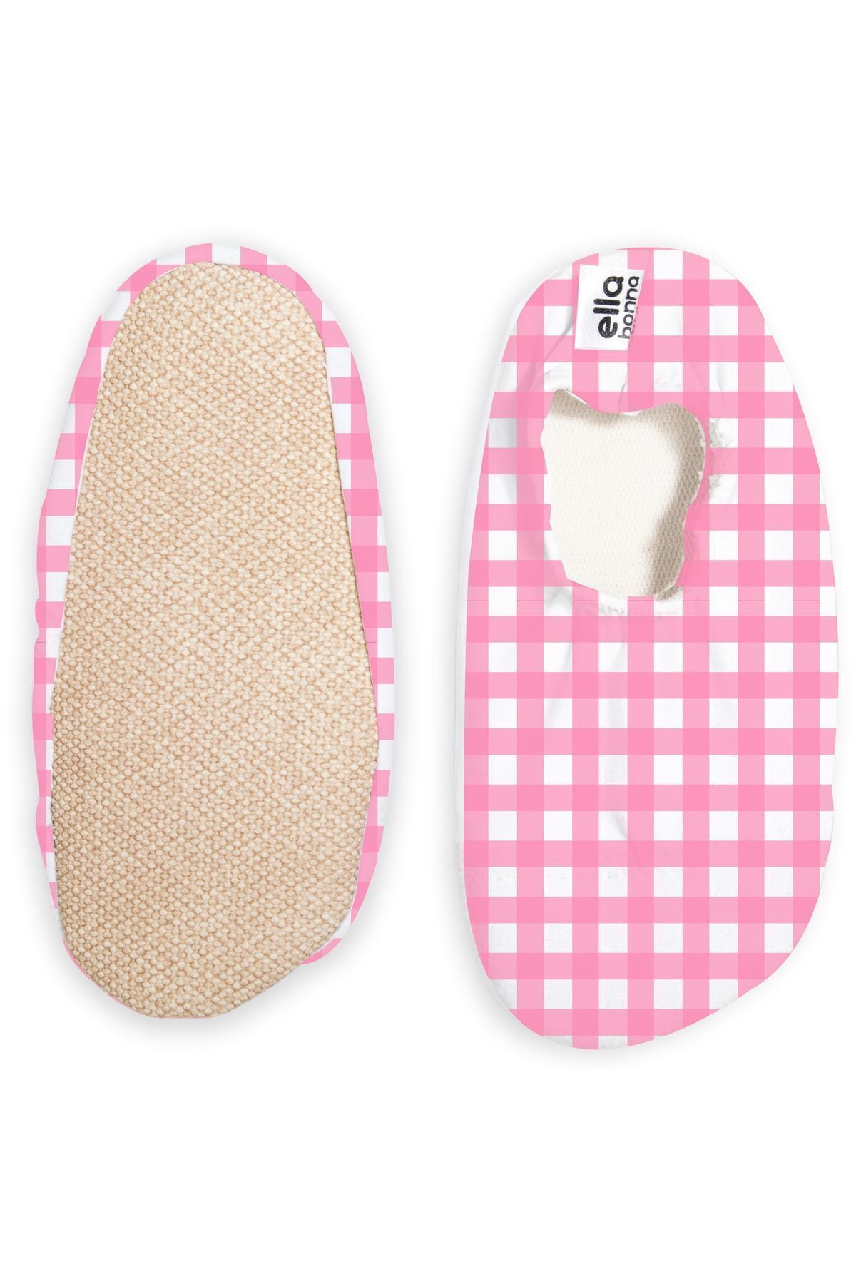 Ella Bonna-Protiskluzová podrážka, Unisex Baby, Dětské boty do moře, Boty k bazénu, Růžový pruh 3