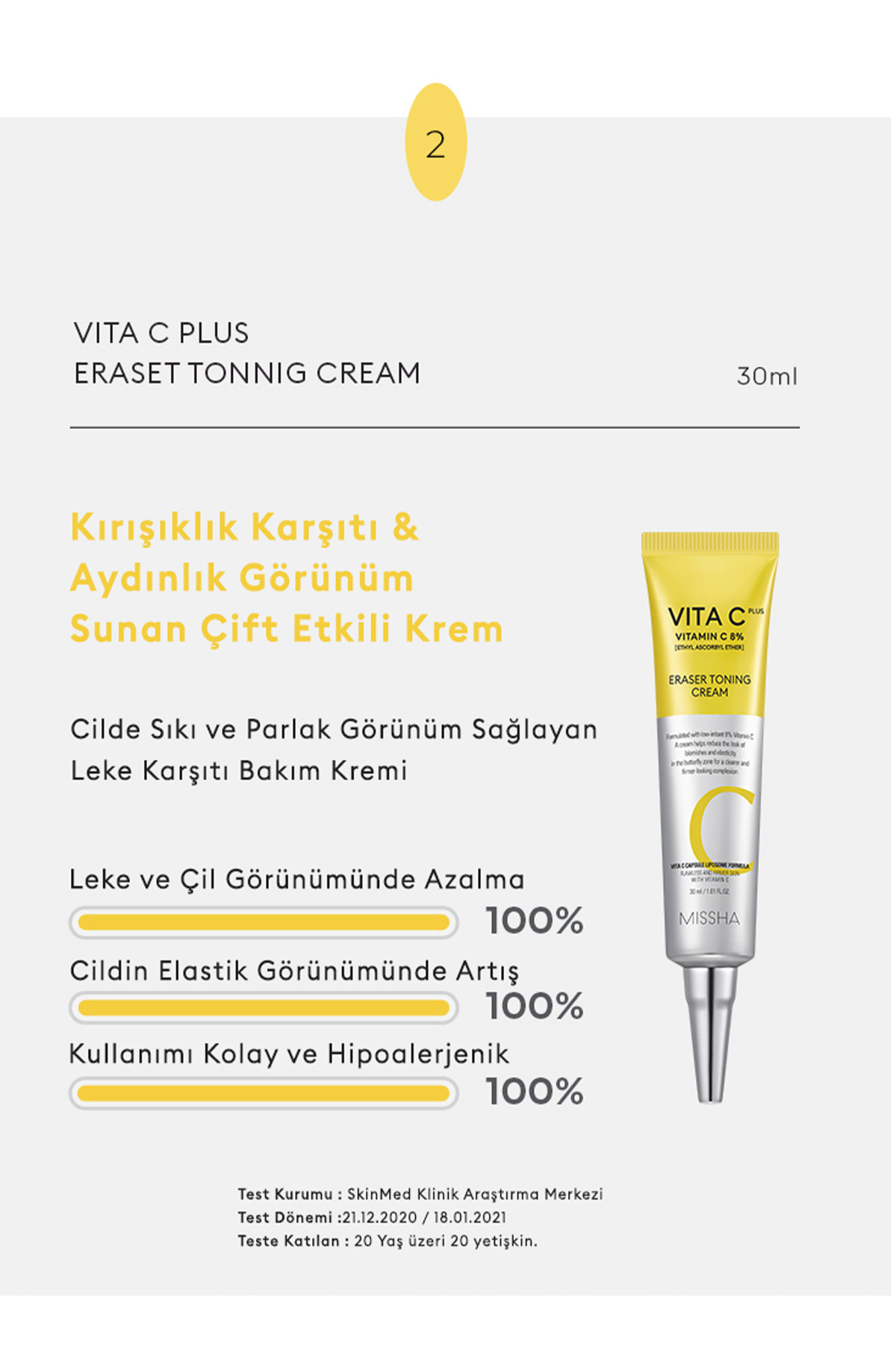 Leke Ve Yaşlanma Karşıtı C Vitamini Içerikli Aydınlık Görünüm Sunan Bakım Seti Vita C Plus Set — 111197 — تصویر 5 از 6