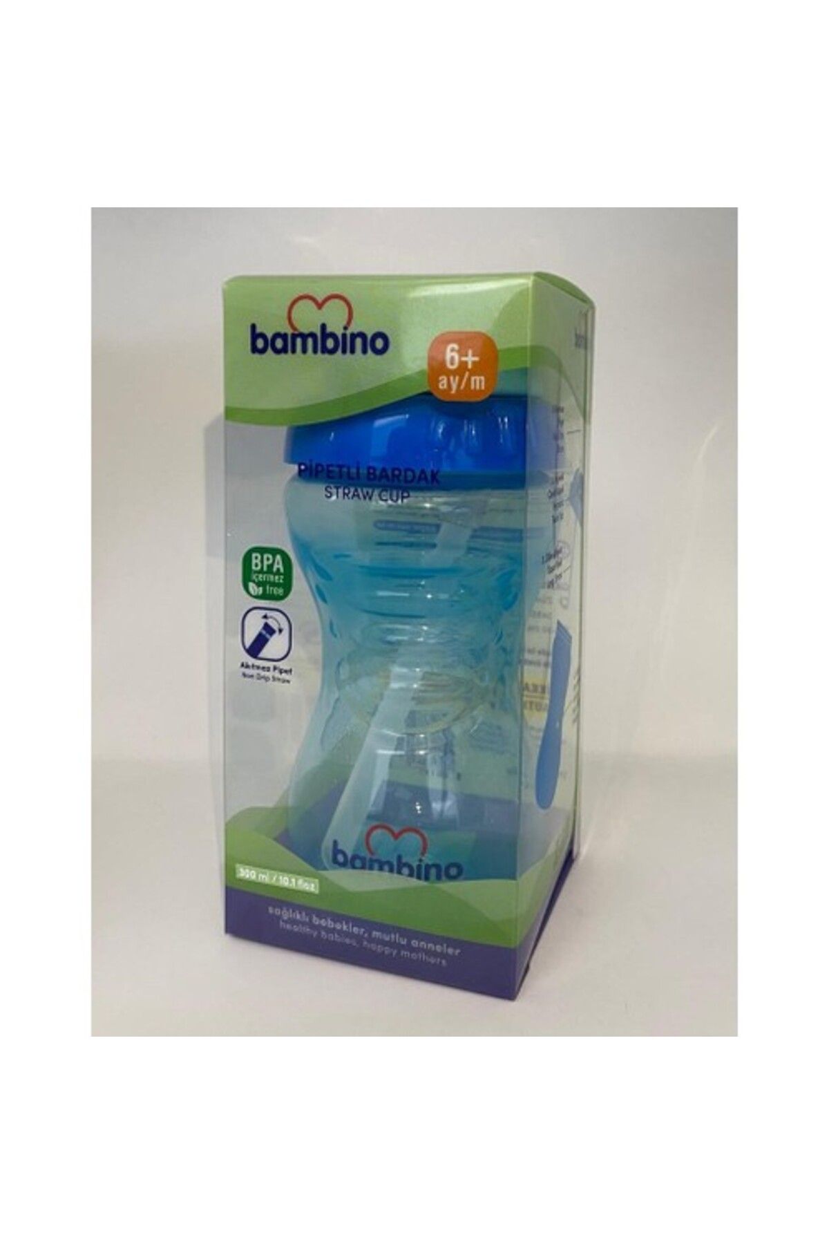 Bambino Bardak Pipetli 6 Ay 300ml P6143