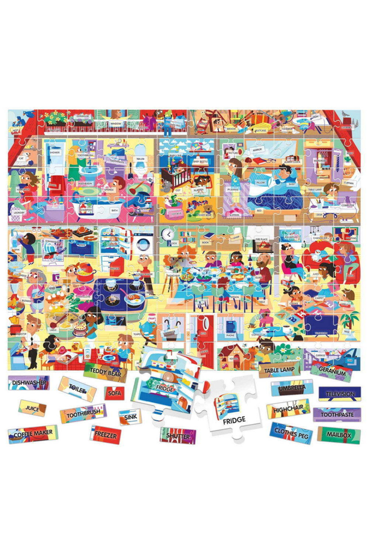 CARIOCA-Headu Easy Englısh 100 Words My House (4-8 YEARS) 2