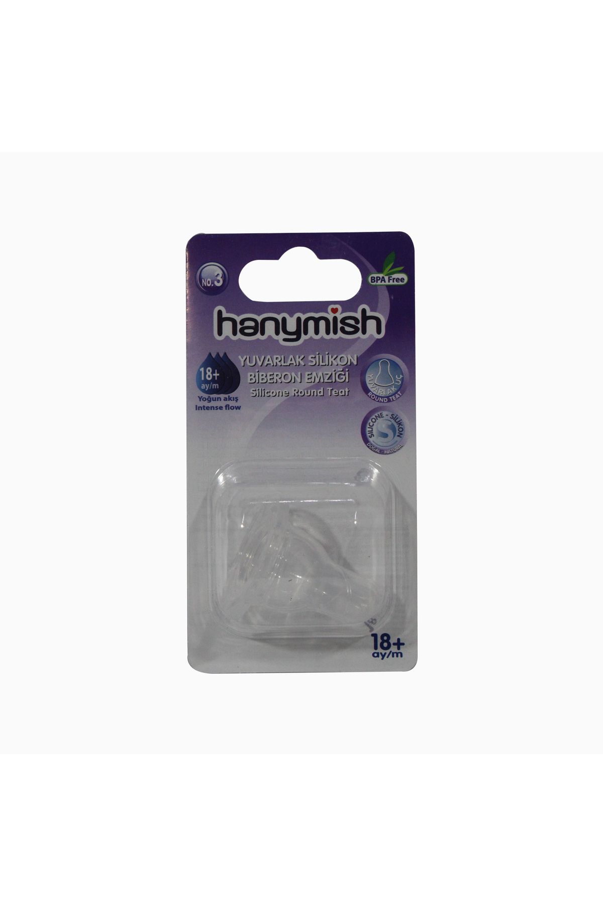 Hanymish Hanymısh 462 Silikon Biberon Emzik Ucu No:3