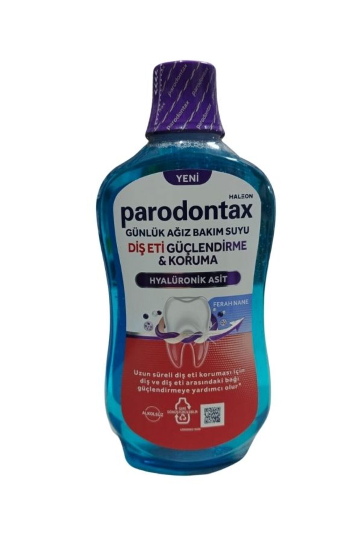 Parodontax Günlük Ağız Bakım Suyu Diş Eti Güçlendirme Ferah Nane 500 ml