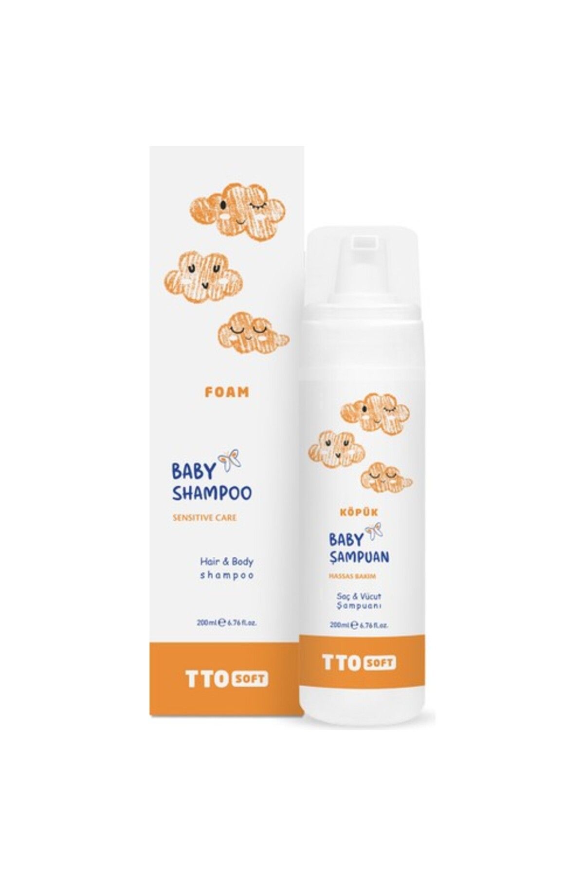 TTO Soft Bebek Köpük Şampuan 200ml