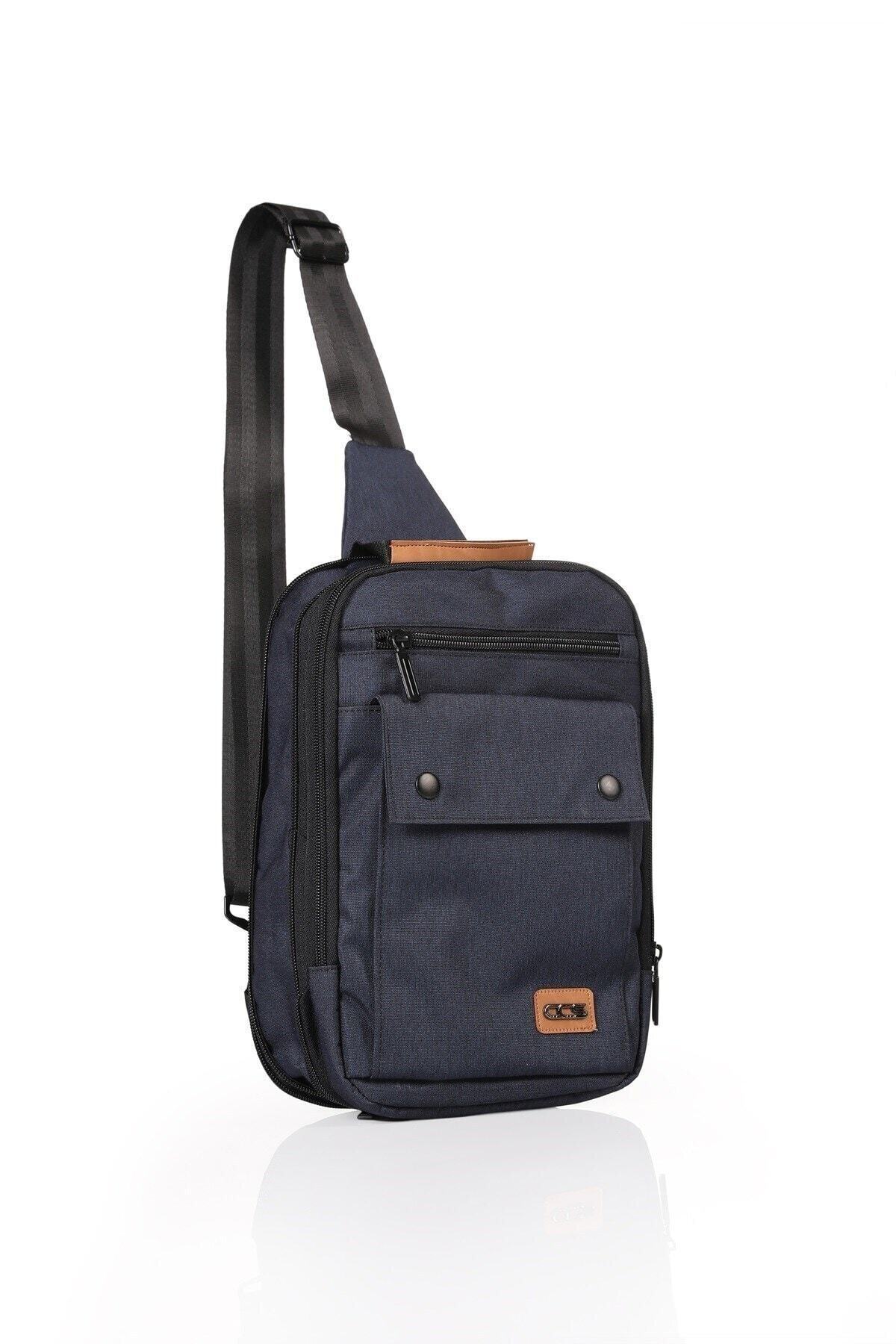 ÇÇS-31331 Geantă pentru spate și piept, bleumarin 2
