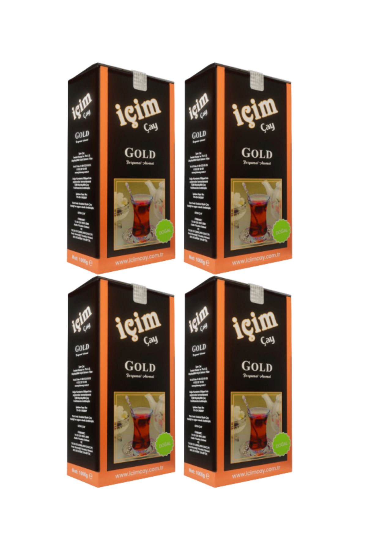İçim Çay Special Gold Bergamot Aromalı 500 Gr X 4 Adet