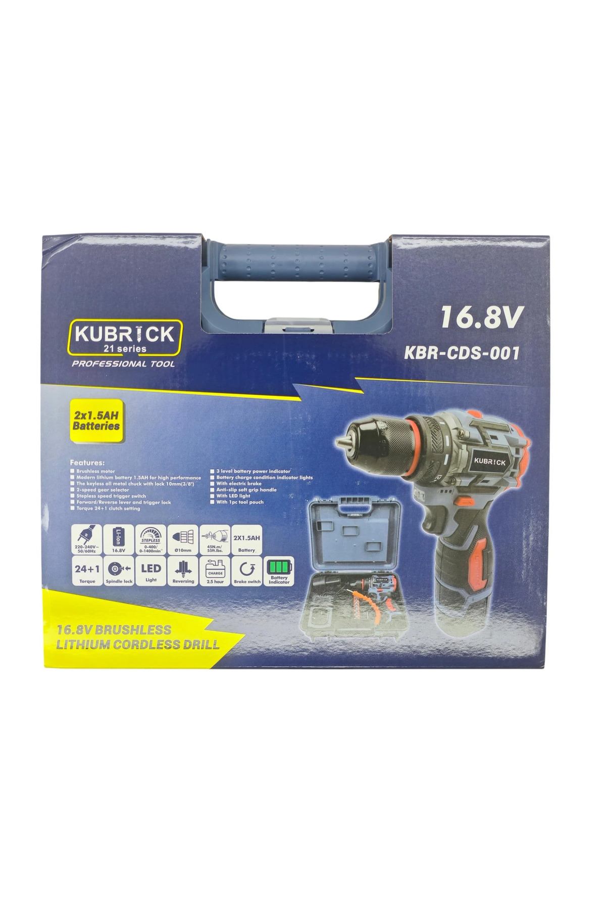 Malatyalılar Ticaret KUBRİCK KBR-CDS-001 16.8V Şarjlı matkap