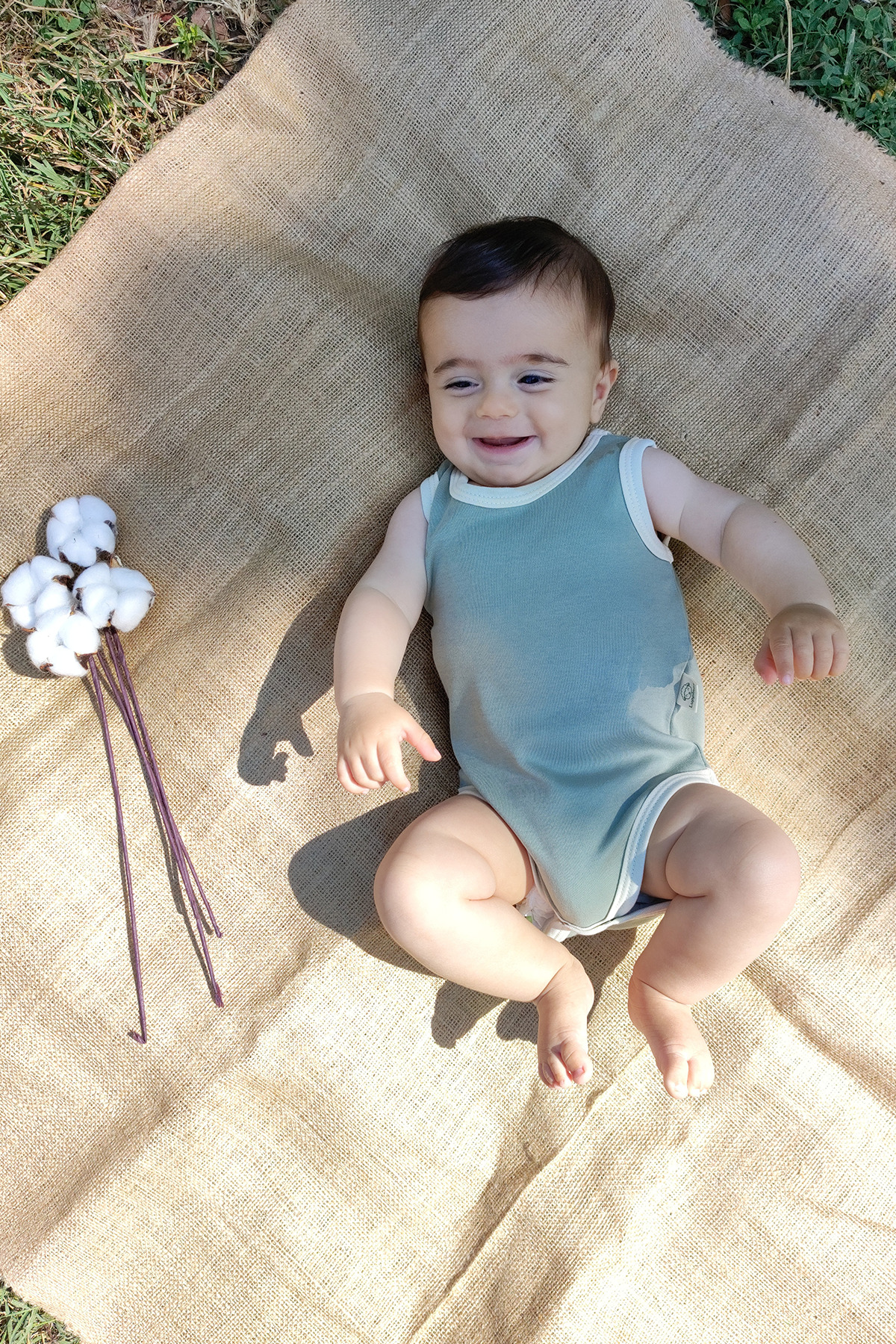 Luppinos Milena 3lü %100 Pamuk Bebek Atlet Set fotoğrafı 3 (önizleme)