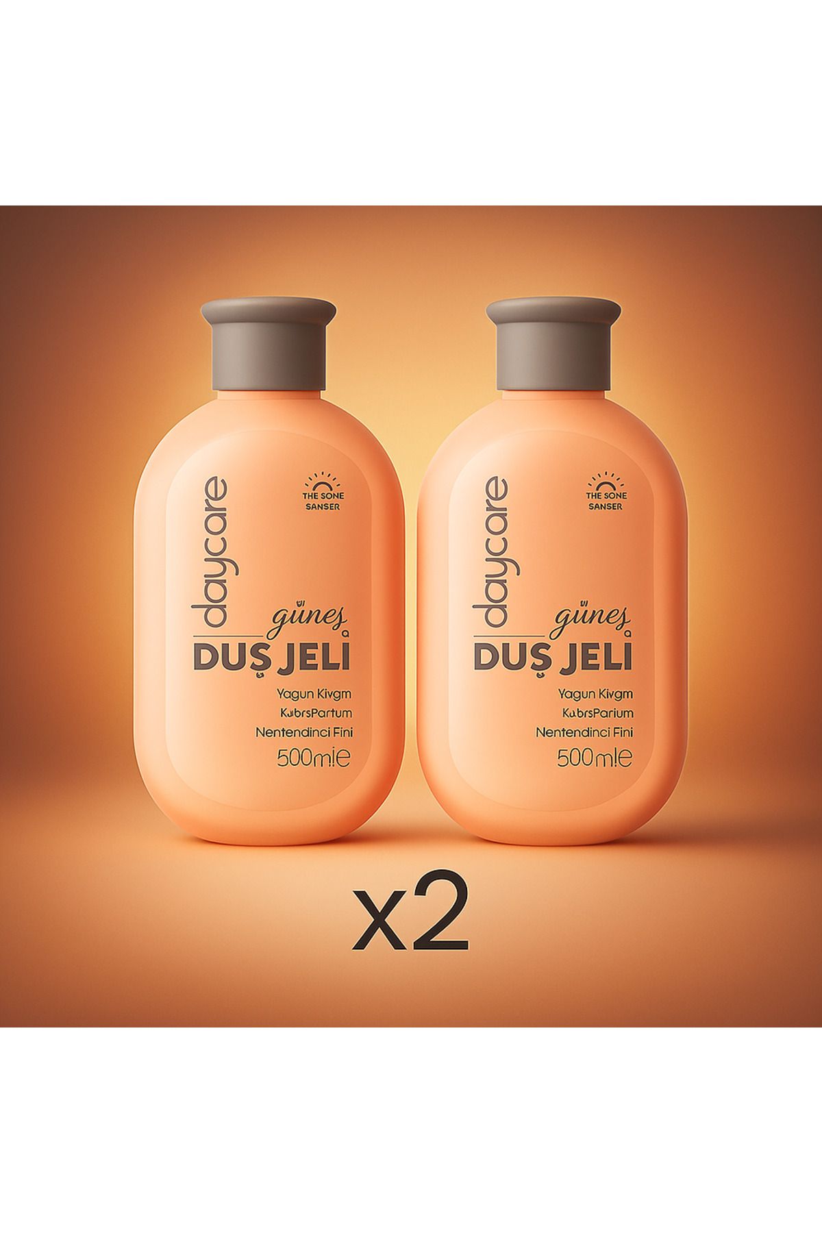Daycare Güneş Duş Jeli 500 ML x 2