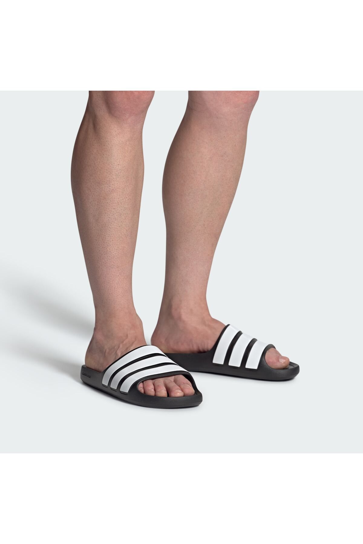 دمپایی ورزشی مشکی مردانه و زنانه جریان در اورجینال adidas