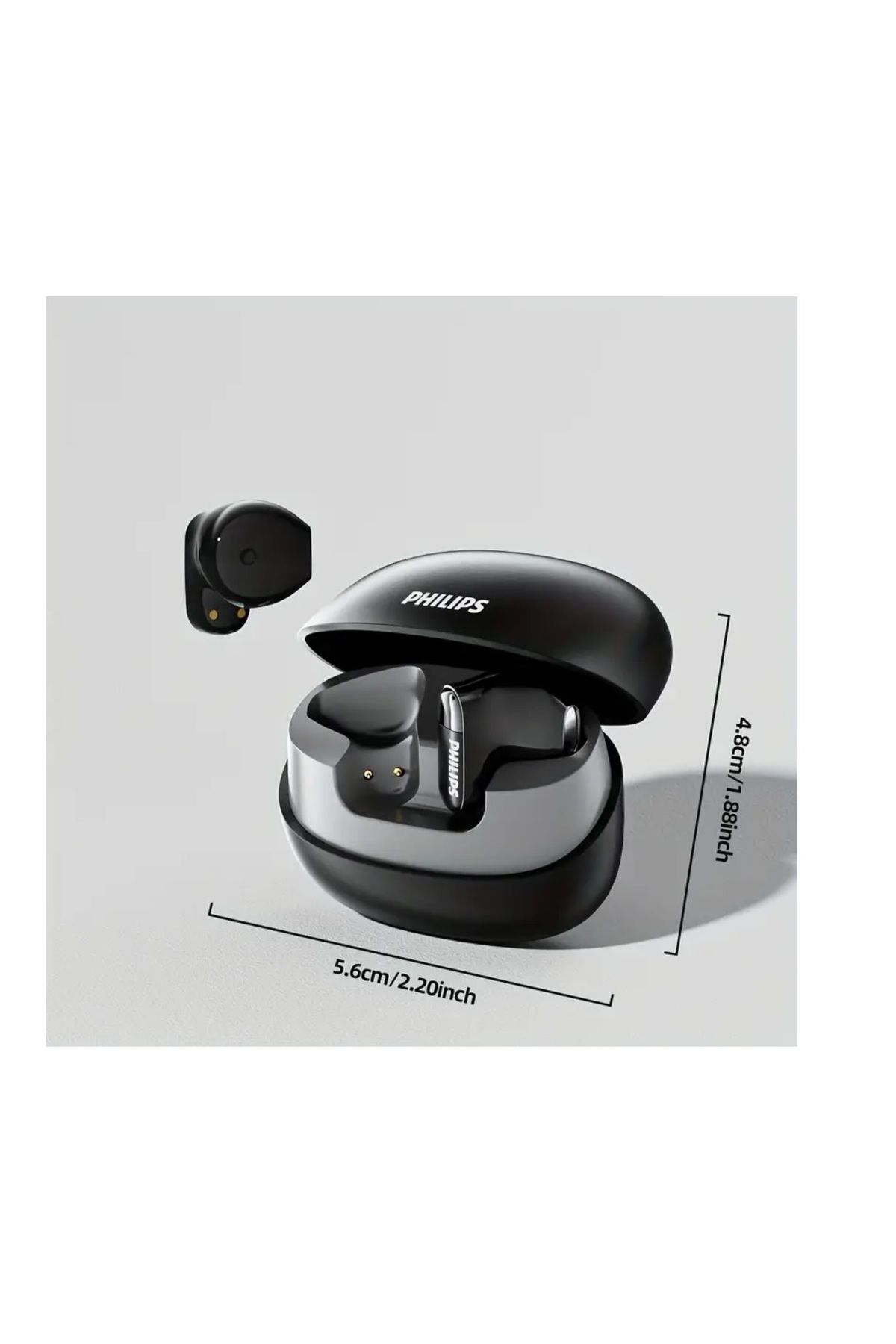 Philips-2169 Wireless Headphones, AI Noise Reduction, 360° Spatial Audio, Condenser Microphone 3
