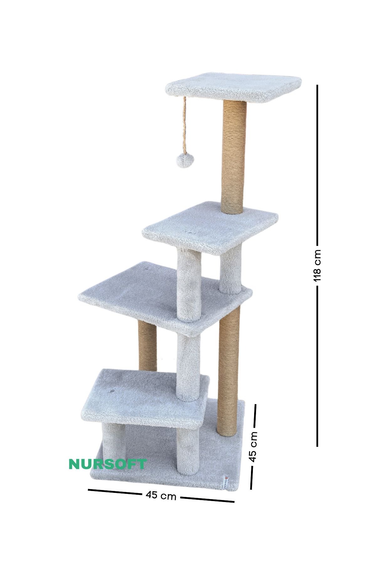 Nursoft-Premium Scratching Board Multi-Layer Long Size Large Size Cat Seat Scratching Protector 7