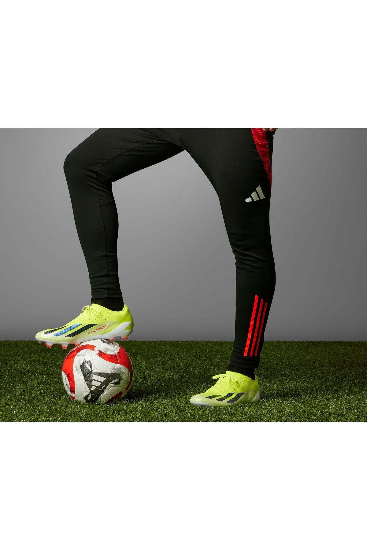 کرمپون سبز مردانه X Crazyfast FG Grass Flash Crampon کفش حرفه ای adidas