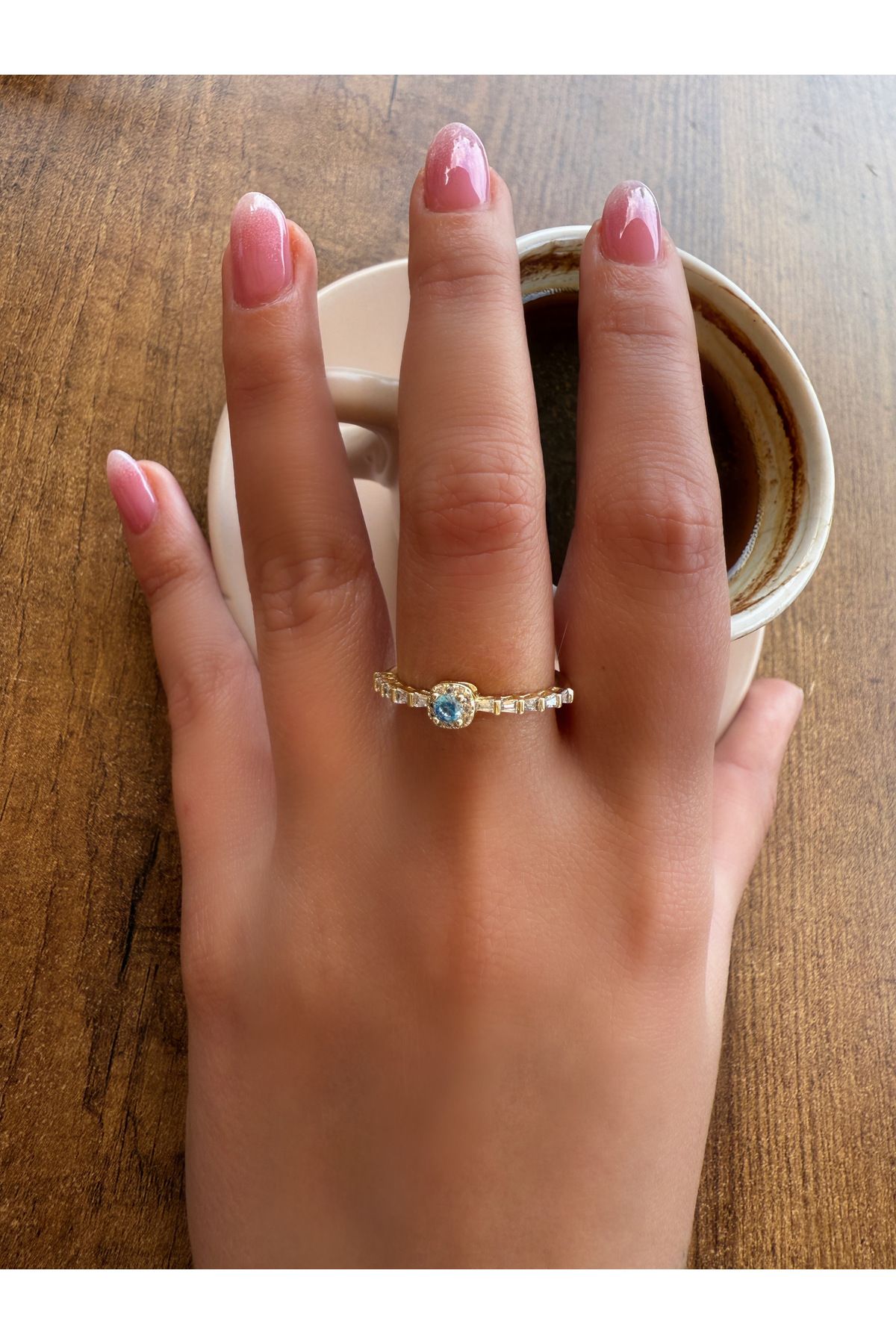 HeyYou Jewelry Ayarlanabilir minimal yüzük