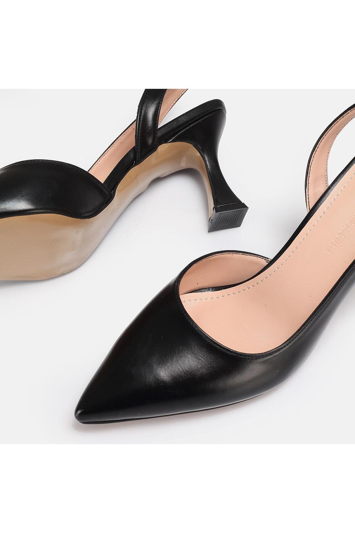 37Numara-LARGE NUMBER STILETTO 41-42-43-44- BLACK SKIN 3