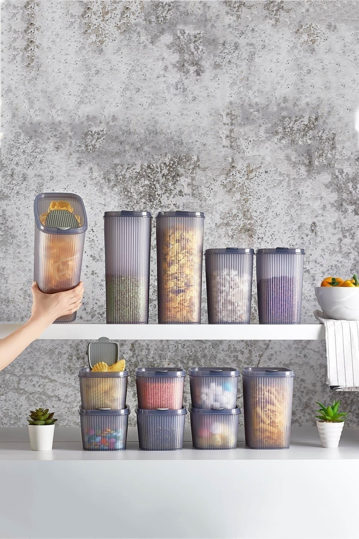 safestore-Set of 6 2.5 Lt Food Pulses Storage Container - Medium Size 6X2500 ml 3