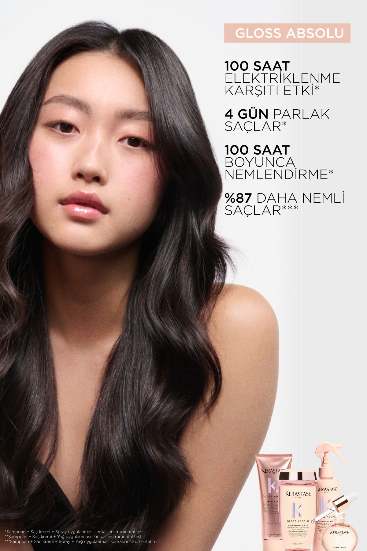 شامپو مردانه و زنانه براق مطلق BAIN HYDRA GLAZE بزرگ پسر 500 میل Kerastase
