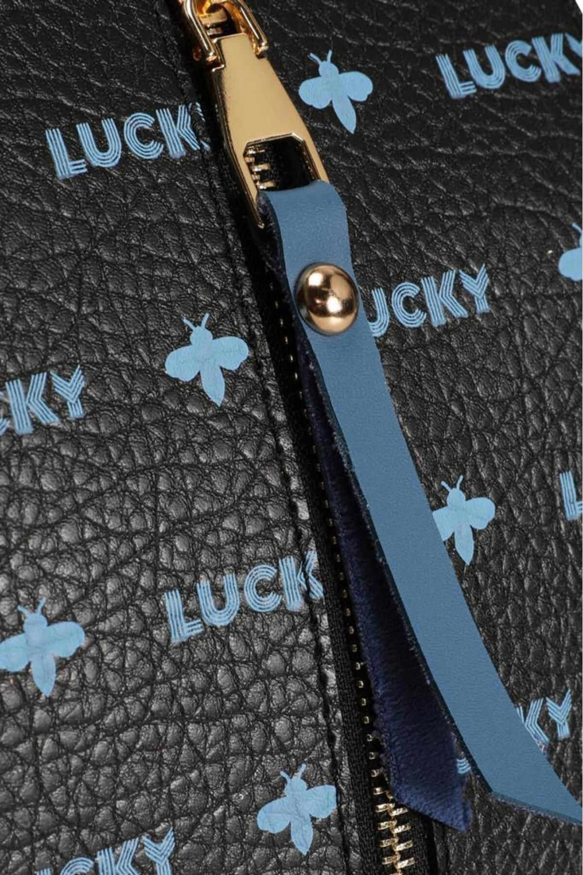 Lucky Bees-Gemusterter Damenrucksack 5