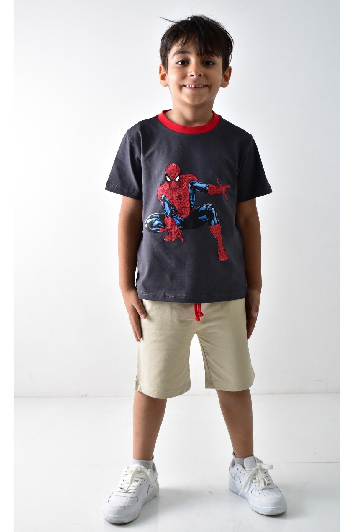 Banadamoda-Boy's Printed T-shirt Shorts Set 5