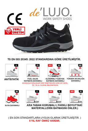 De'Lujo de LUJO. CANYON S3S İŞ AYAKKABISI FIBERGLASS BURUN KEVLAR ARA TABAN -...