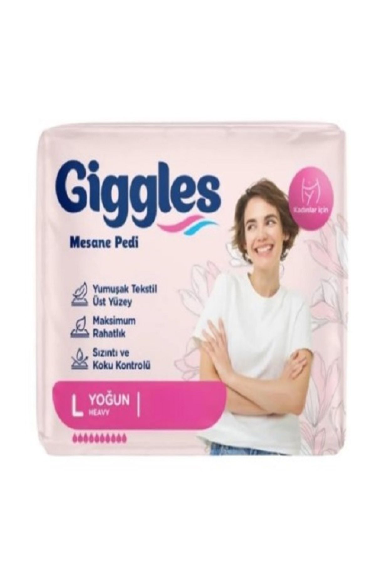 giggles GİGGLES KADIN MESANE PEDİ LARGE 10 LU