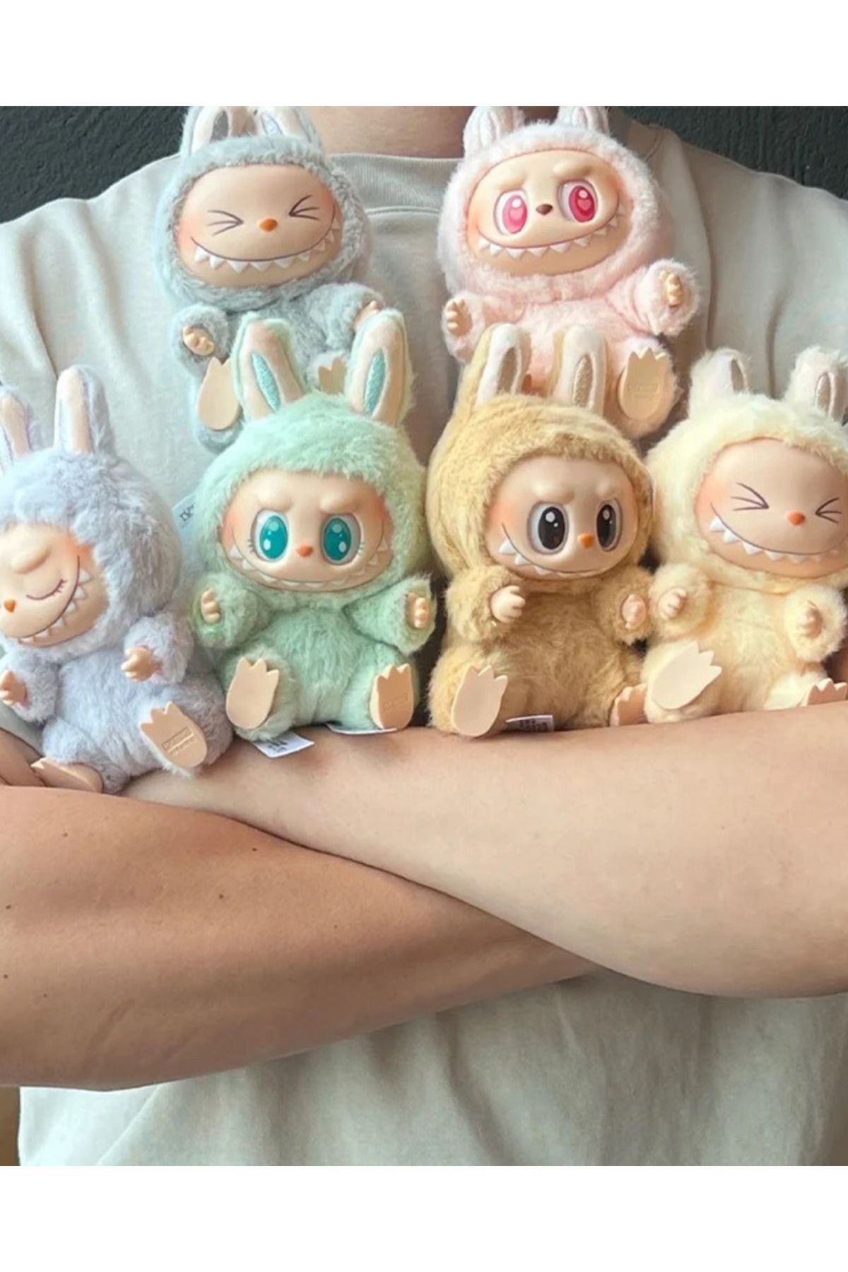 Toum Labubu Have A Seat, Exciting Macaron the Monsters, Biginto Energy Labubu, Sonny Angel Blind Box