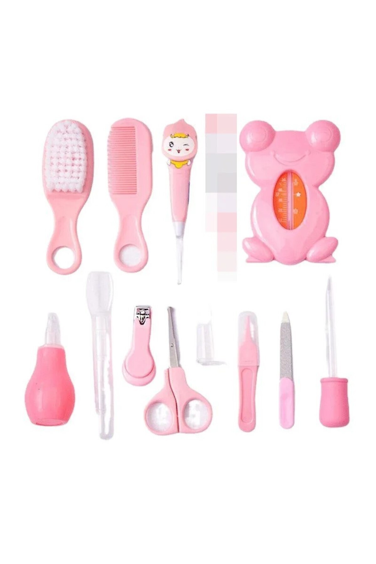 tutobaby Çantalı Bebek Bakım Seti Pembe (13 Parça) fotoğrafı 3 (önizleme)