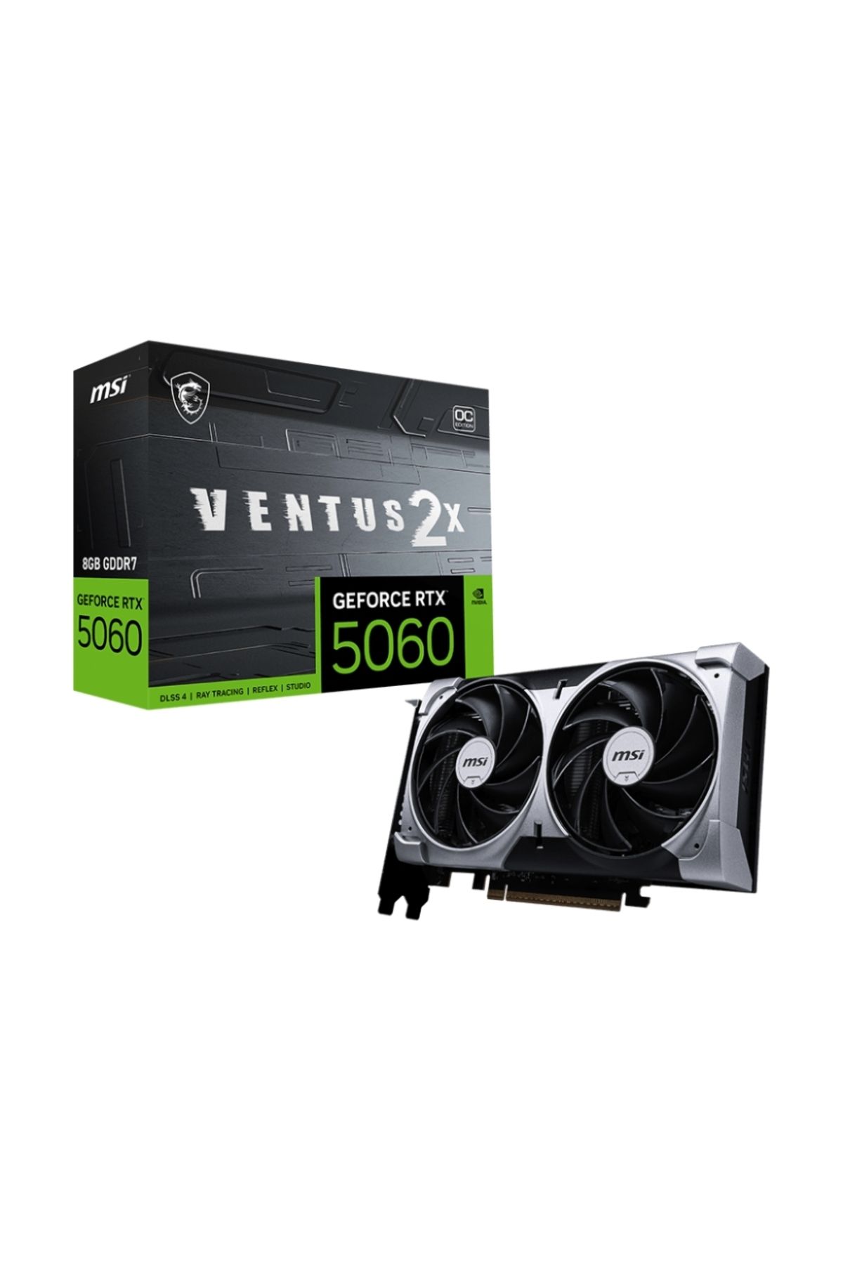 MSI Geforce Rtx 5060 Ventus 2x 8g Oc Gddr7 128bit Gaming (OYUNCU) Ekran Kartı