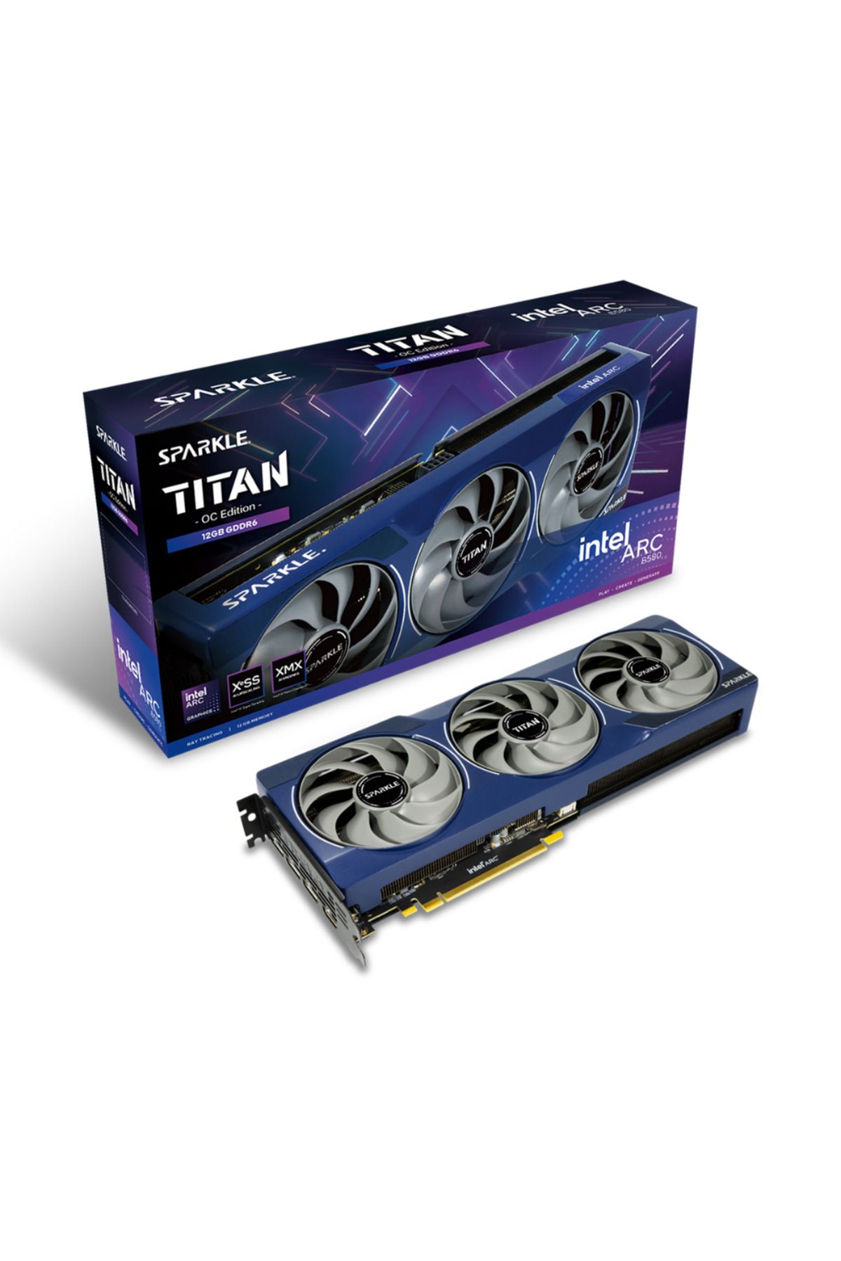 Intel Sparkle Arc B580 Titan 12gb Gddr6 192bit Ekran Kartı
