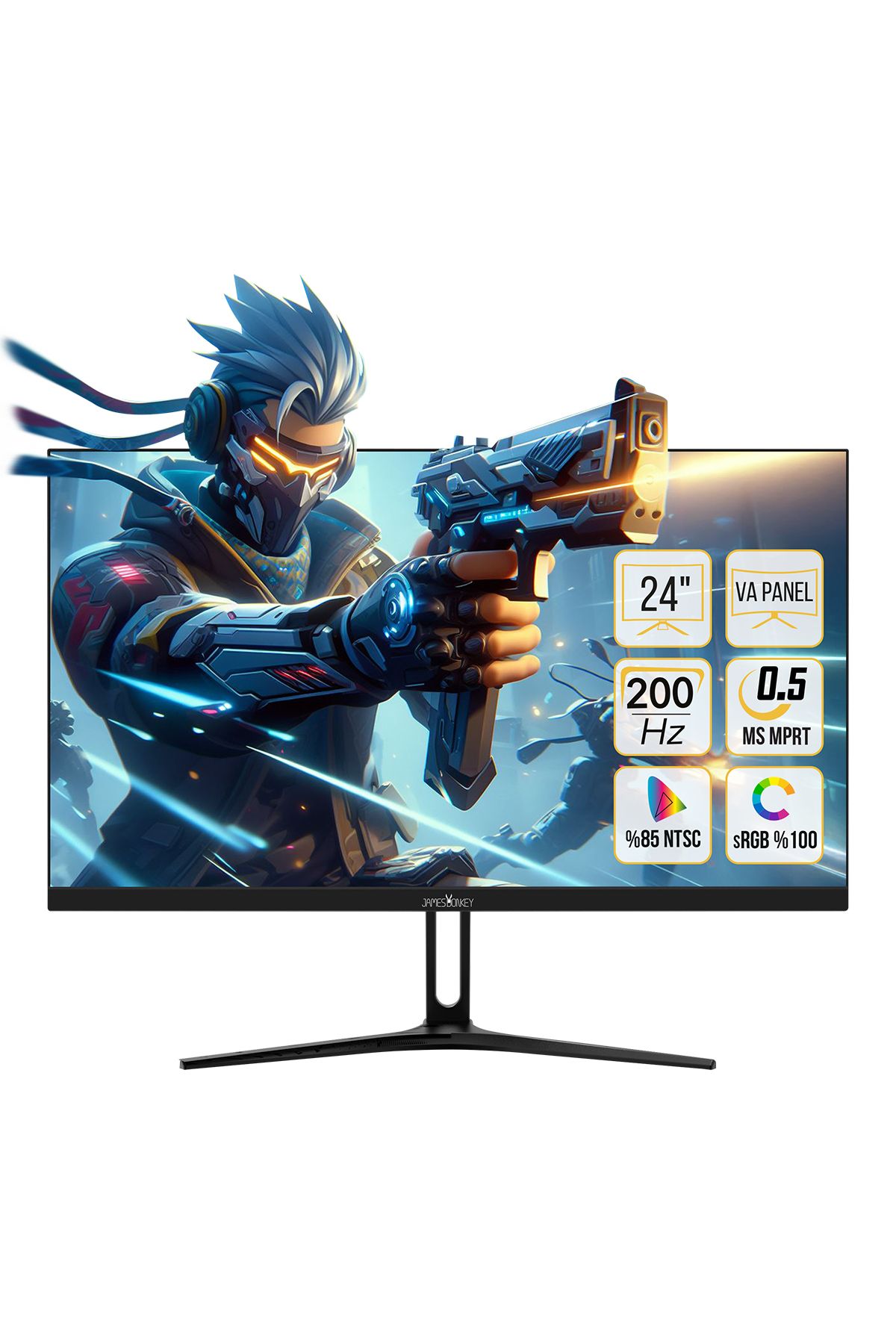 James Donkey Epic E10 23.8'' 200hz 0.5ms Fhd Va Panel Gaming Monitör (SIFIR ÖLÜ PİKSEL GARANTİLİ)