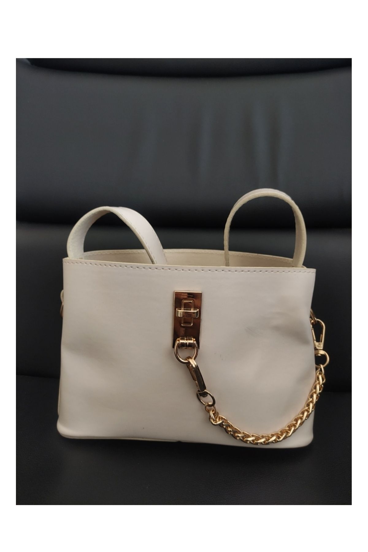 BAGS Orta Boy Şık Kadın Omuz Çantası Bordo