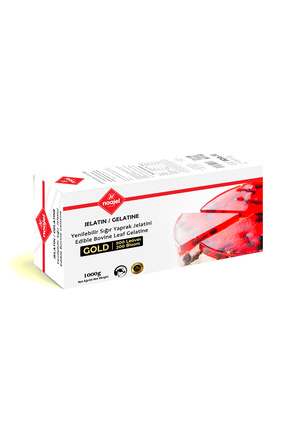 noajel Helal Yaprak Jelatin 1 kg GOLD 500 Yaprak/kg