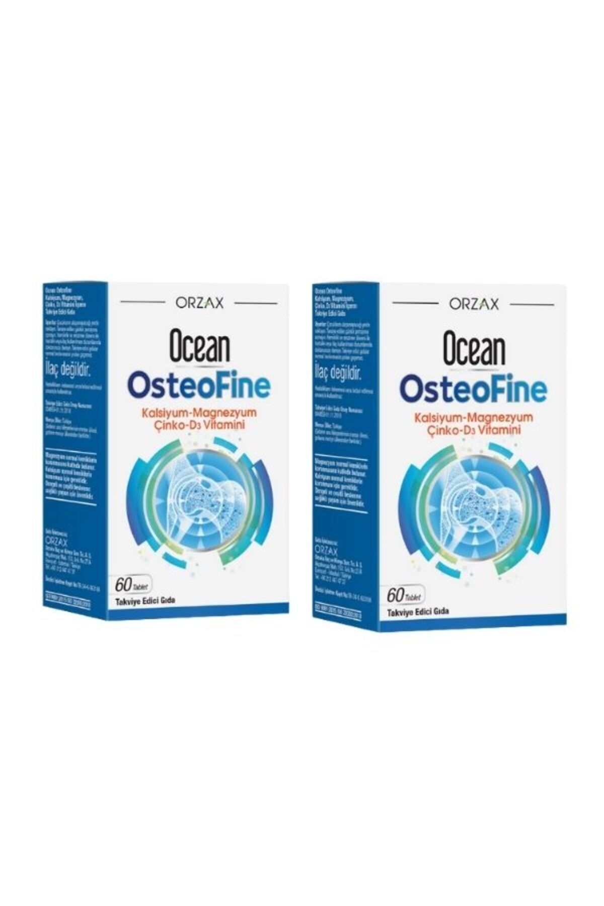Orzax - OCEAN OSTEOFINE 1+1 60+60 Tablet Kofre - Fiyatı, Yorumları